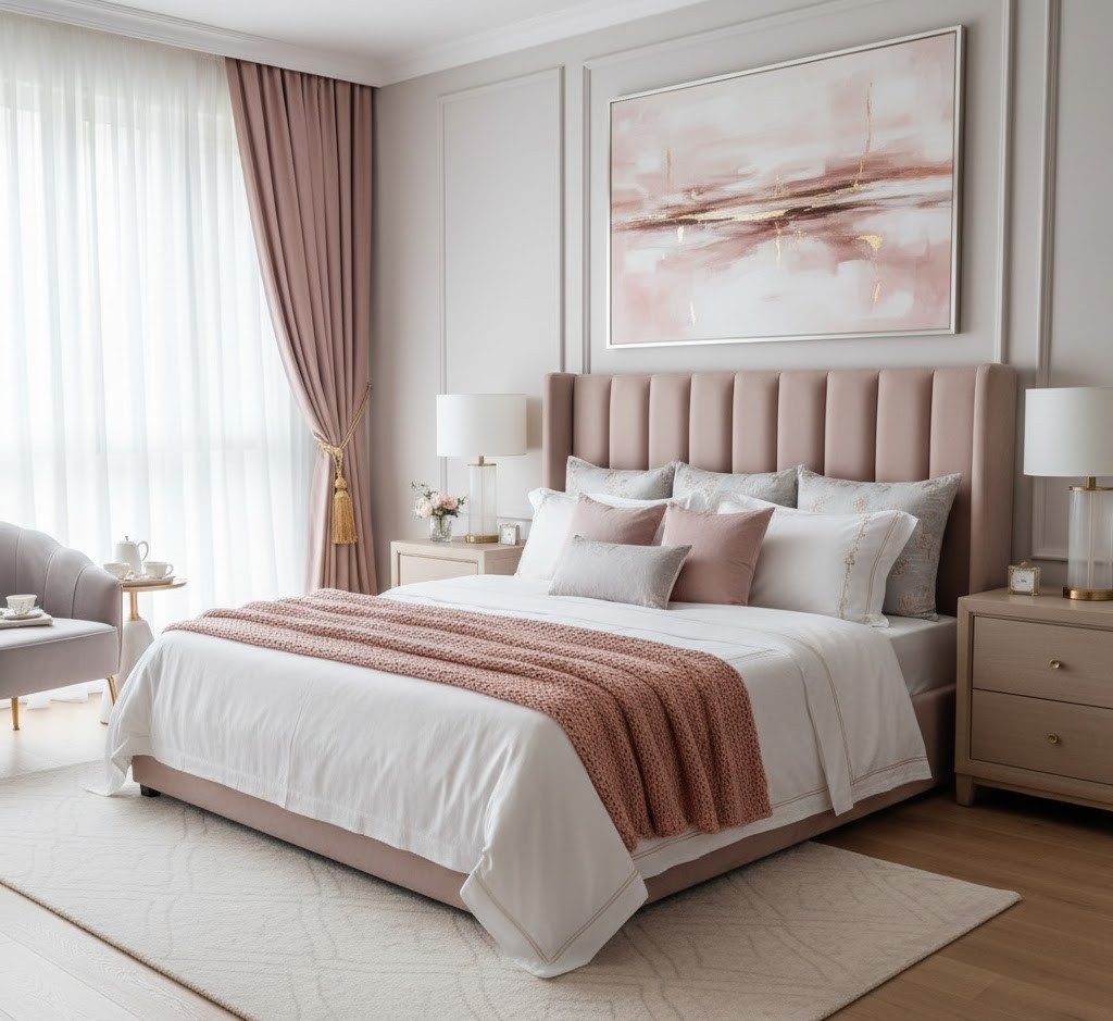 Serene bedroom design