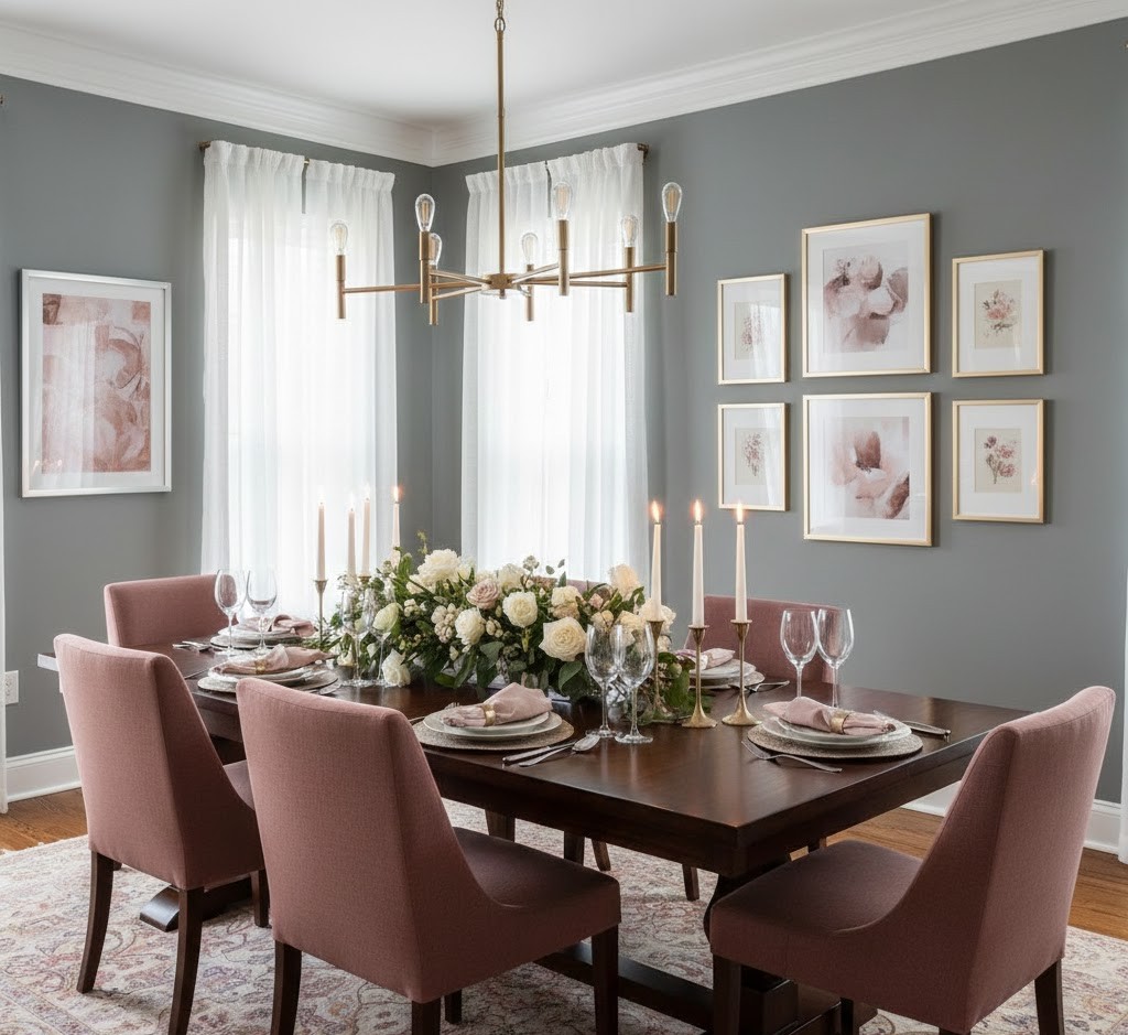Elegant dining room design
